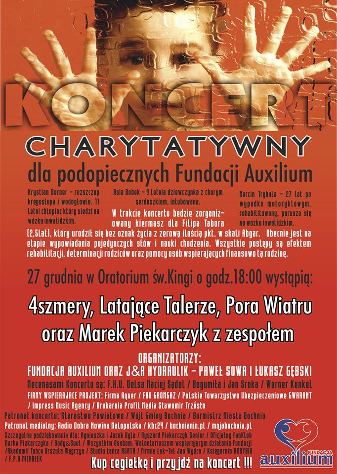 Koncert charytatywny fundacji Auxilium 27.12.2014